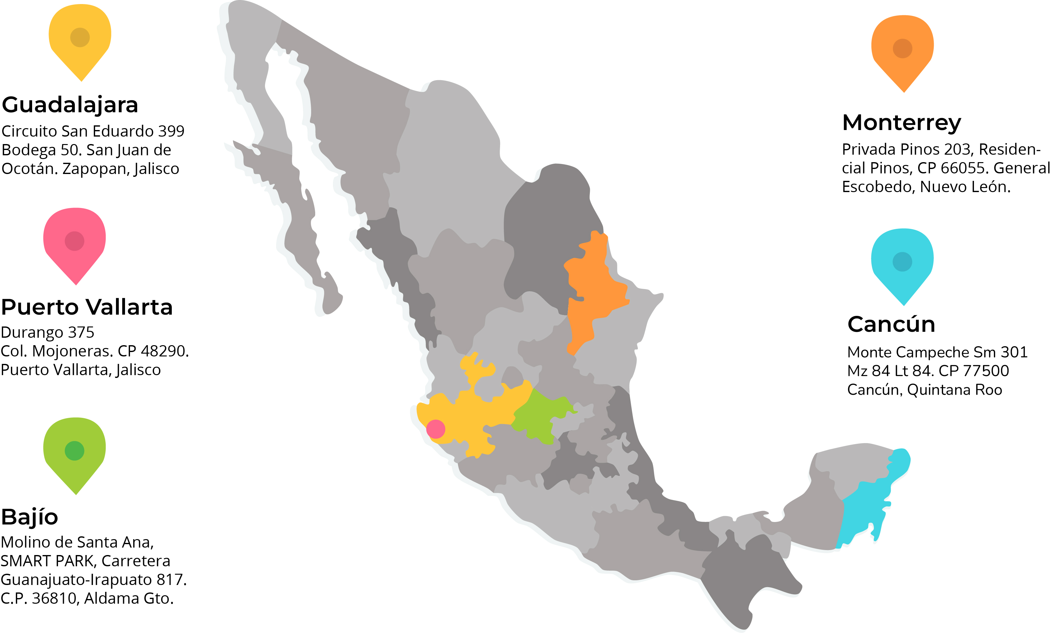 mapa de mexico